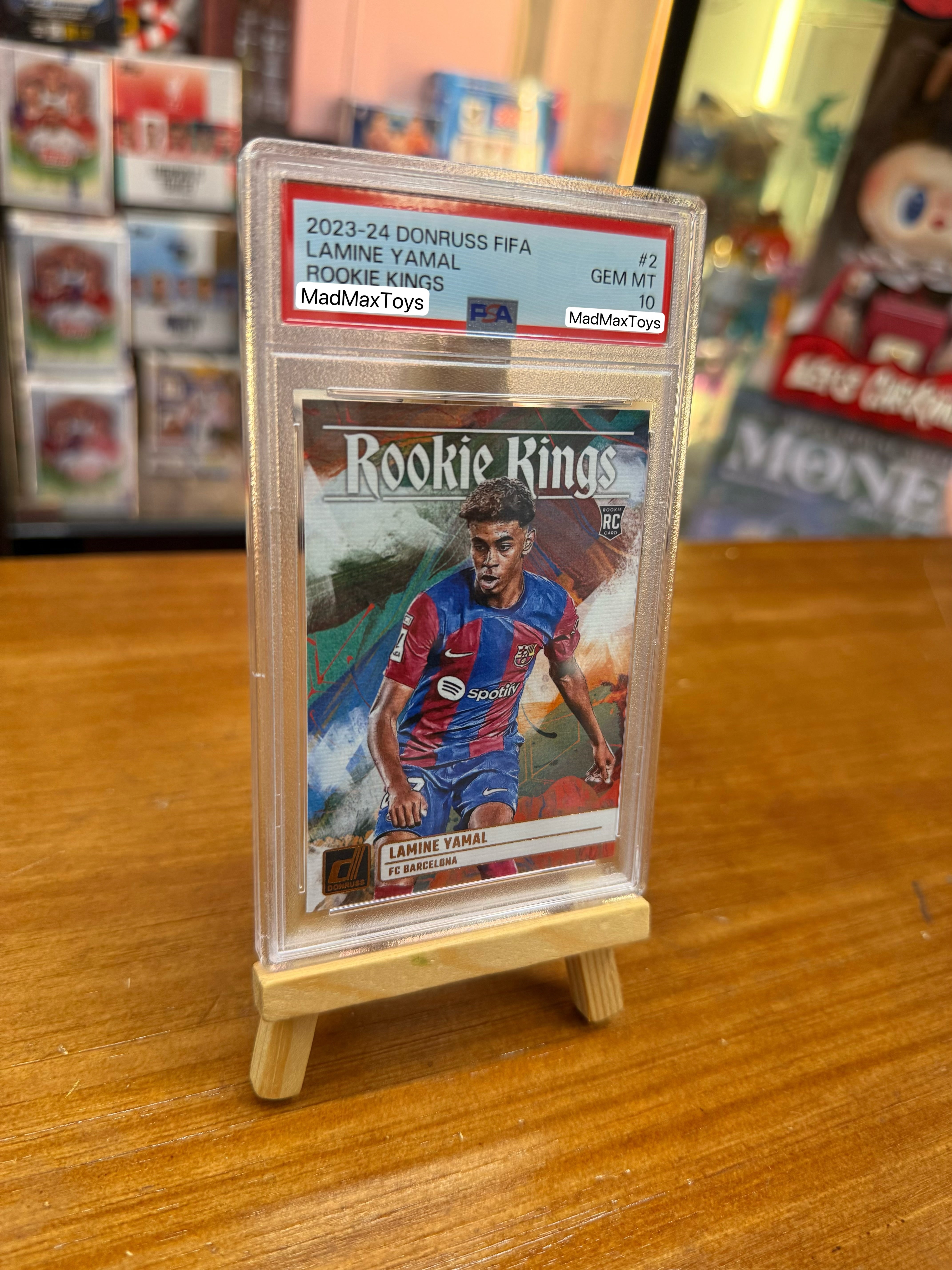 PSA 10 2023-24 Panini Donruss FIFA LAMINE YAMAL Rookie Kings No.2