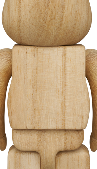 200% BE@RBRICK カリモク 桐 PAULOWNIA