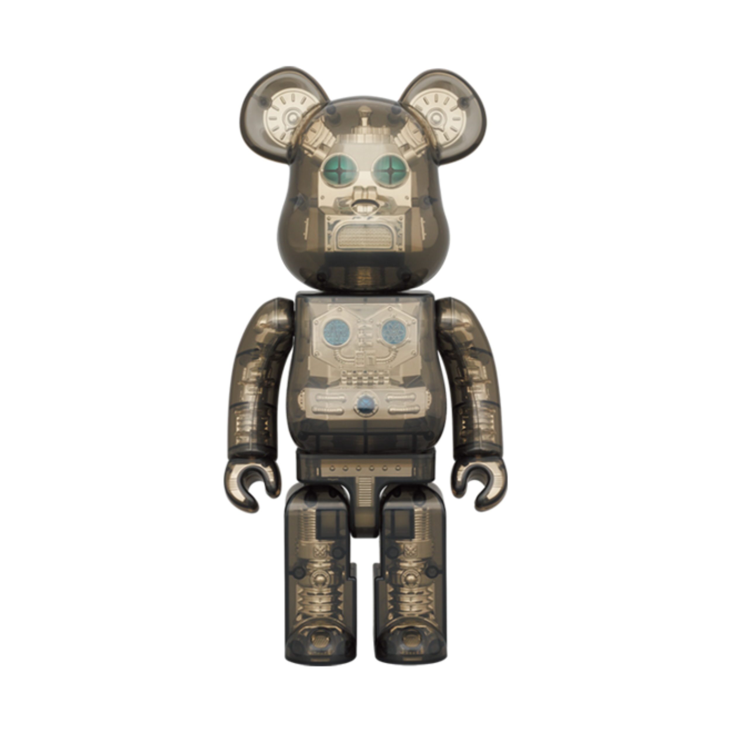 400% Bearbrick HxS Hirota Saigansho (Clear Black)