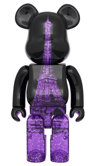 100% & 400% EIFFEL TOWER BE@RBRICK SAKURA Ver.