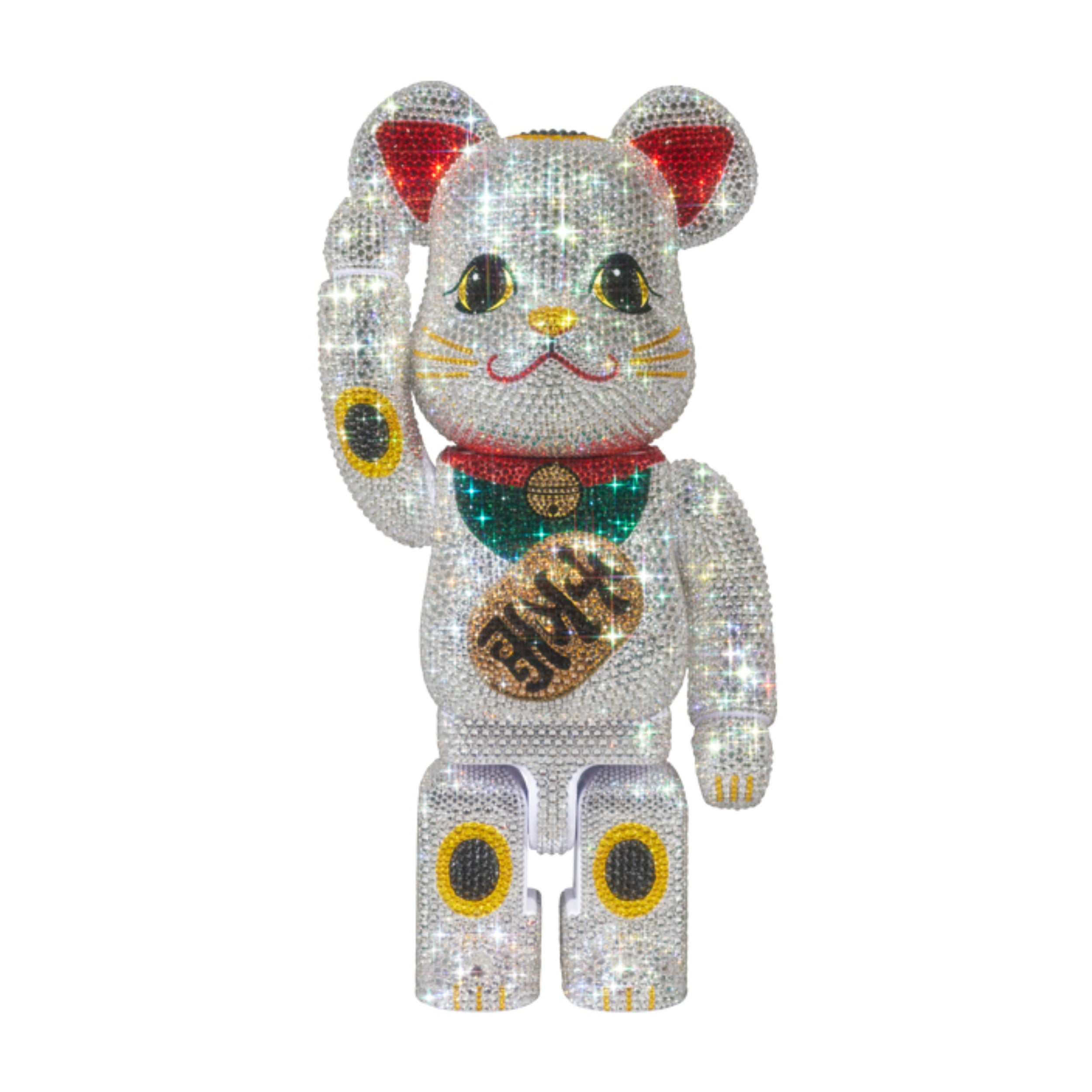 400% BE@RBRICK CRYSTAL DECORATE 招き猫 千万両