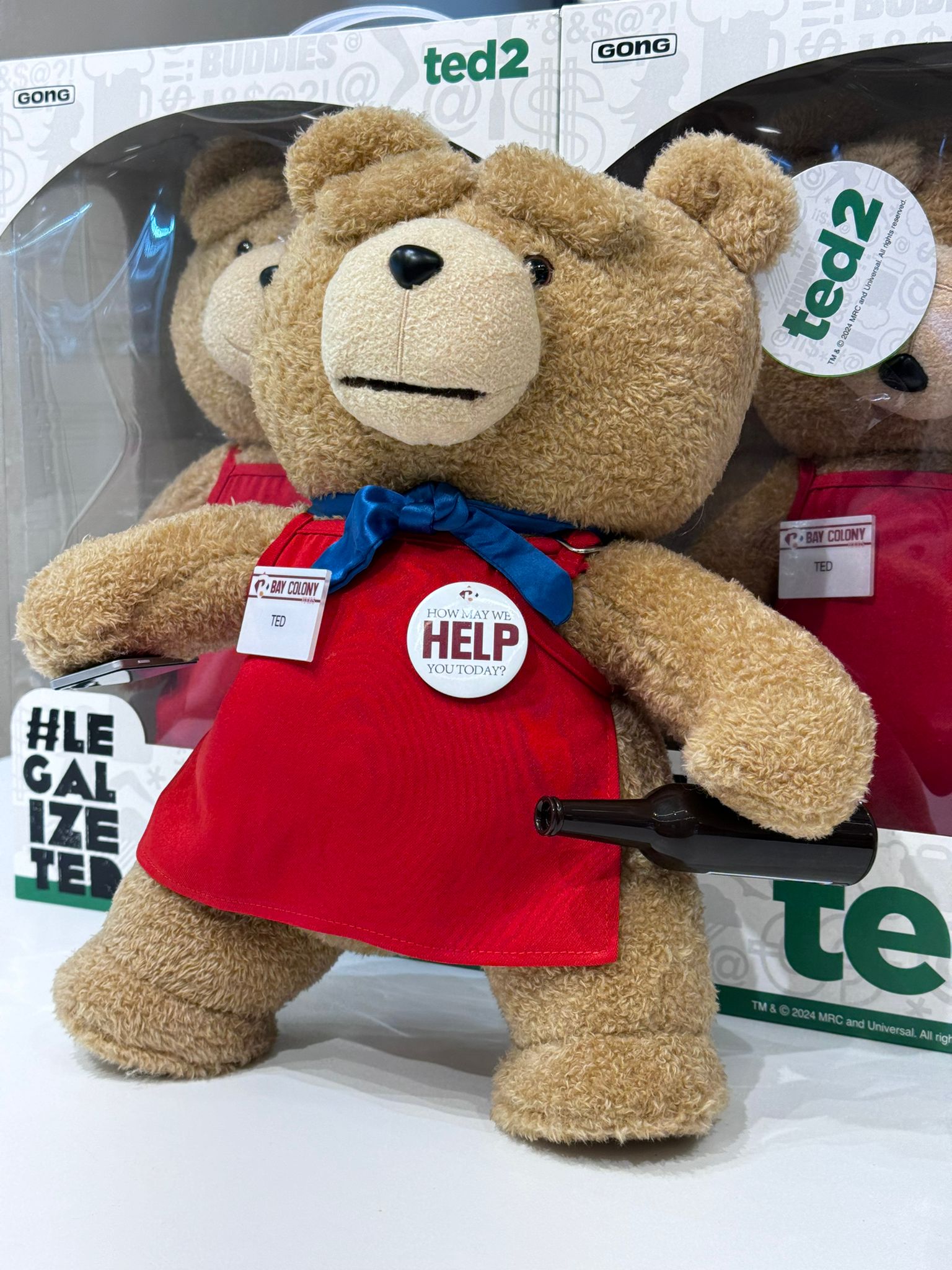 POP MART x GONG Ted 2 Ted Action Plush Doll
