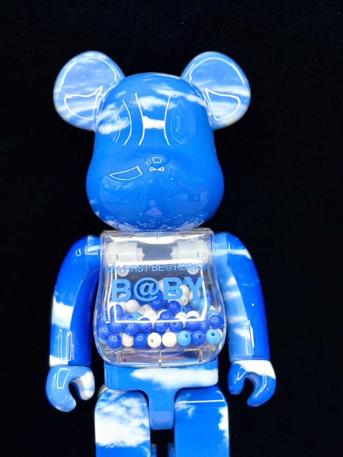 100% & 400% MY FIRST BE@RBRICK B@BY BLUE SKY Ver.