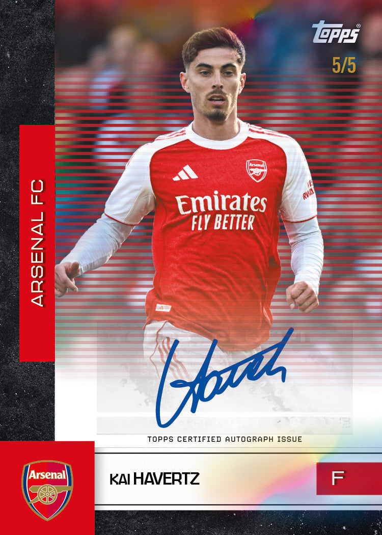2025-26 Topps Arsenal Team Set