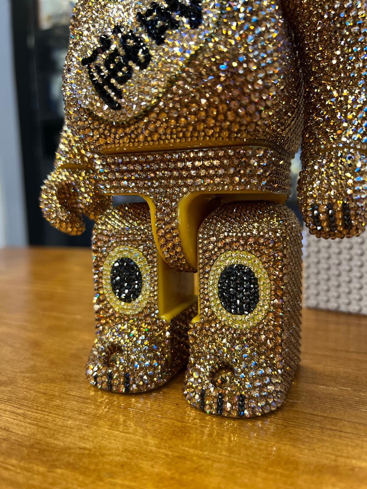 400% BE@RBRICK CRYSTAL DECORATE 招き猫 金 金運