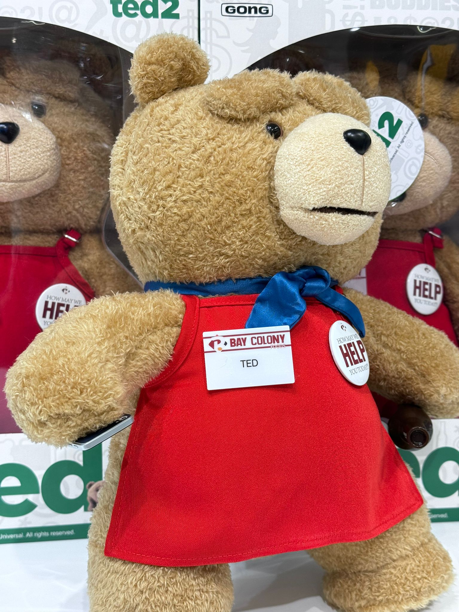 POP MART x GONG Ted 2 Ted Action Plush Doll