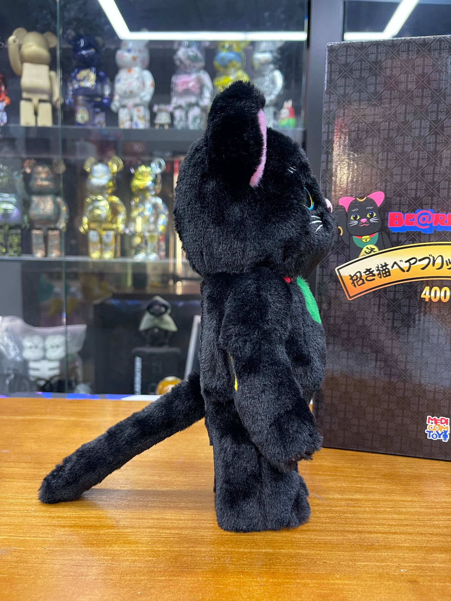 400% BE@RBRICK 招き猫 着ぐるみ 黒