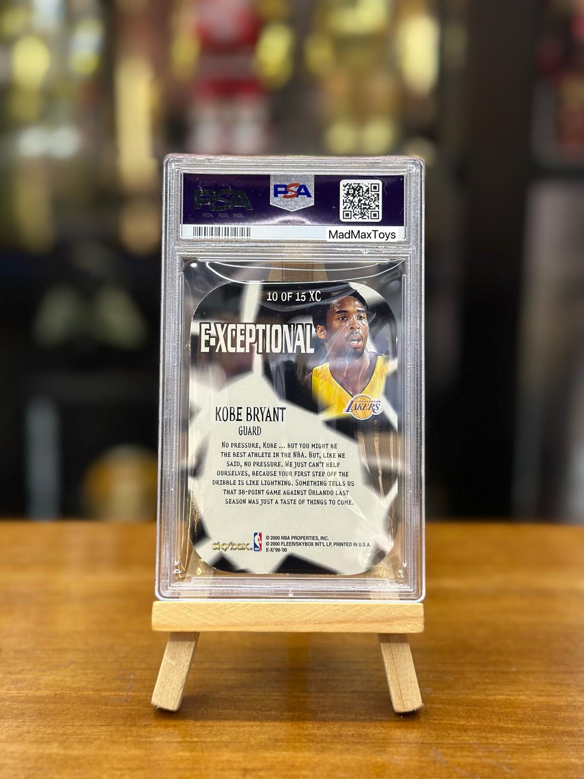 PSA 8 SKYBOX E-X KOBE BRYANT E-XCEPTIONAL-RED #10