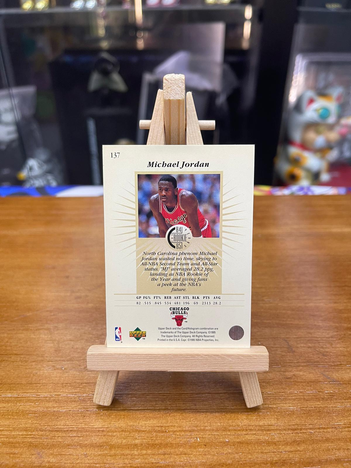 1995 Upper Deck Michael Jordan Rookie #137