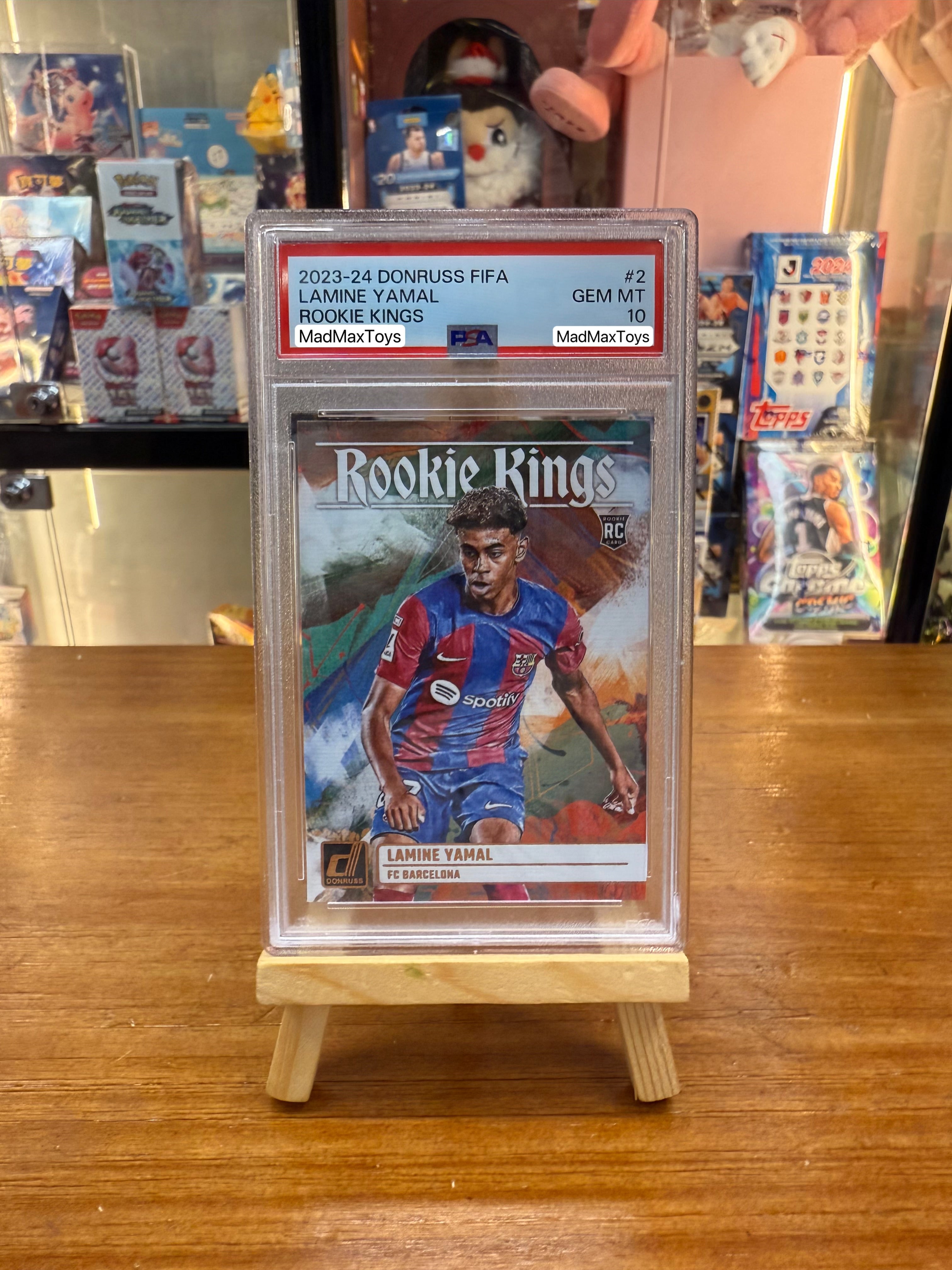 PSA 10 2023-24 Panini Donruss FIFA LAMINE YAMAL Rookie Kings No.2
