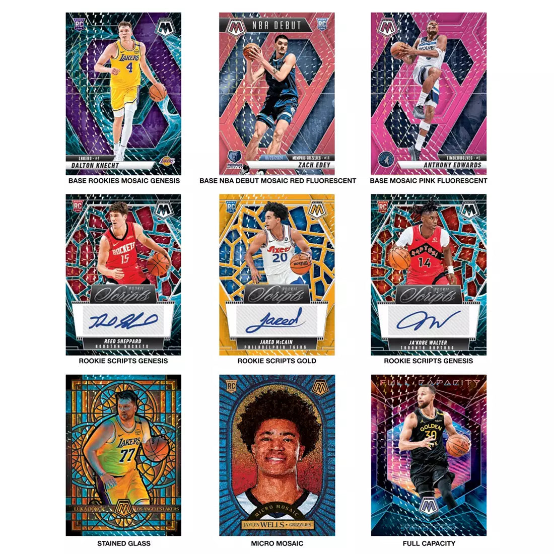2024-25 Panini Mosaic Basketball Mega Box