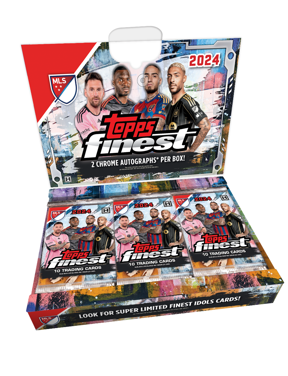 2024 TOPPS FINEST MLS SOCCER HOBBY BOX