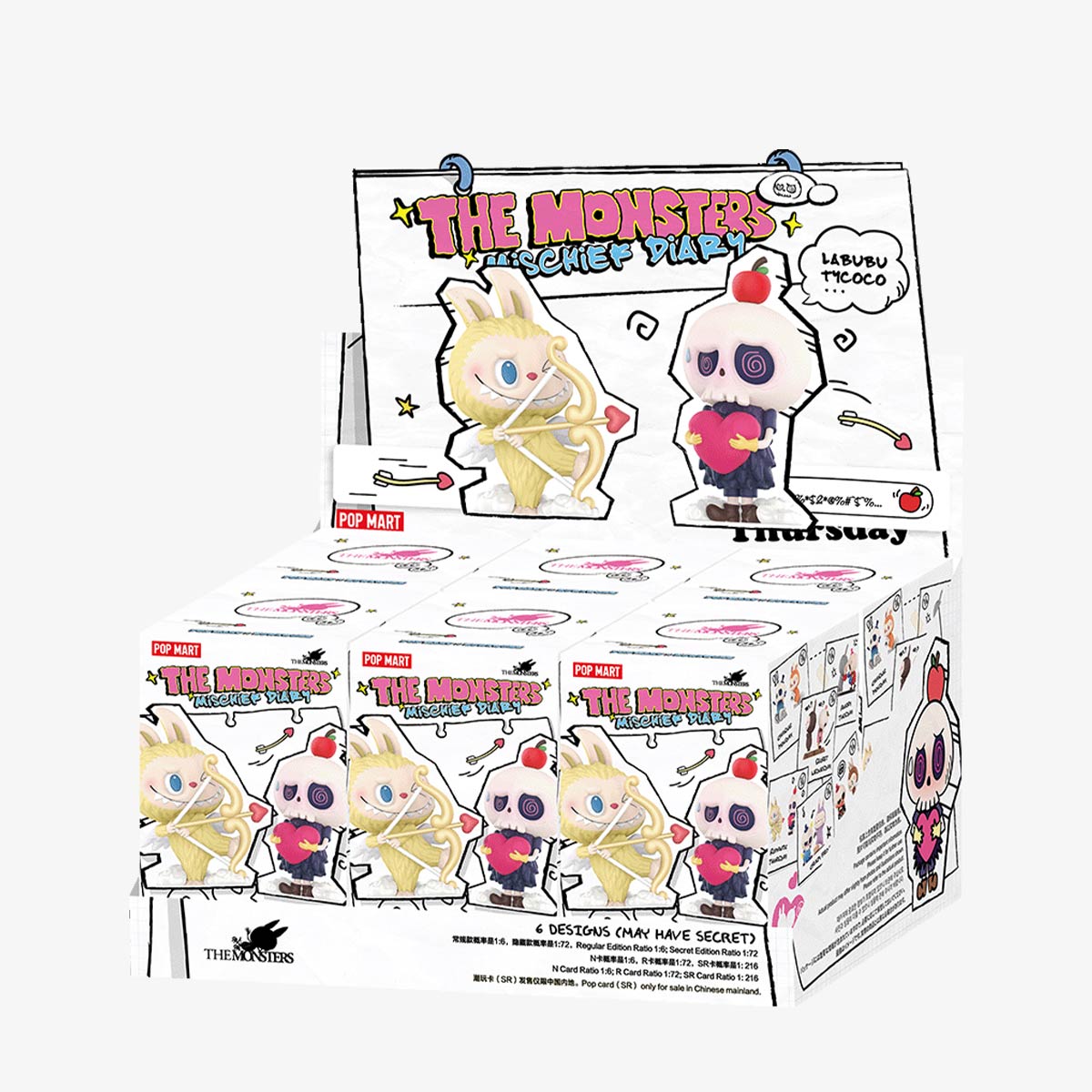 THE MONSTERS Mischief Diary Series Figures 頑皮日記系列手辦