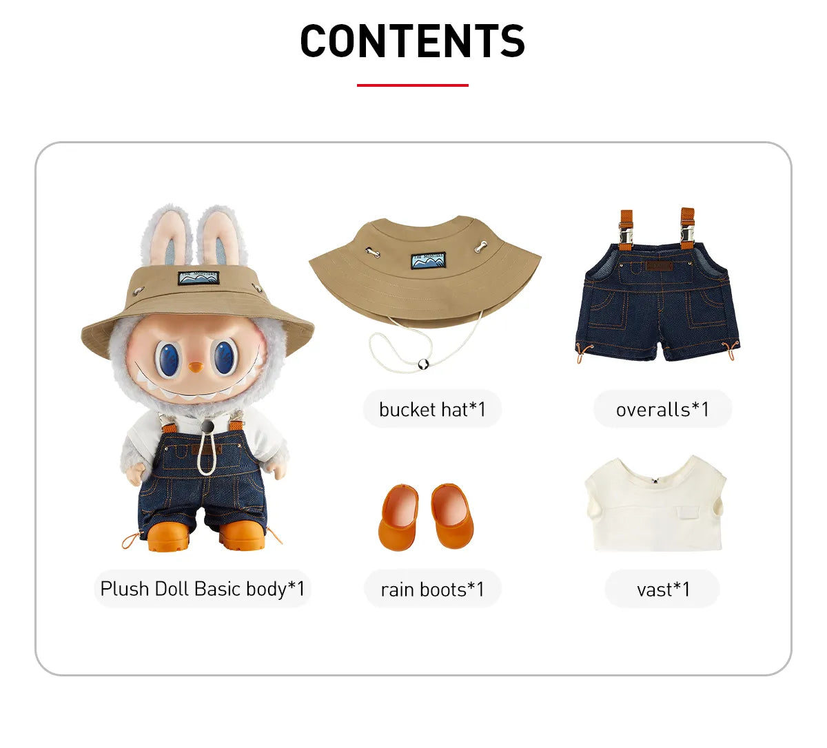 THE MONSTERS FALL IN WILD SERIES-Vinyl Plush Doll (40cm)大春野