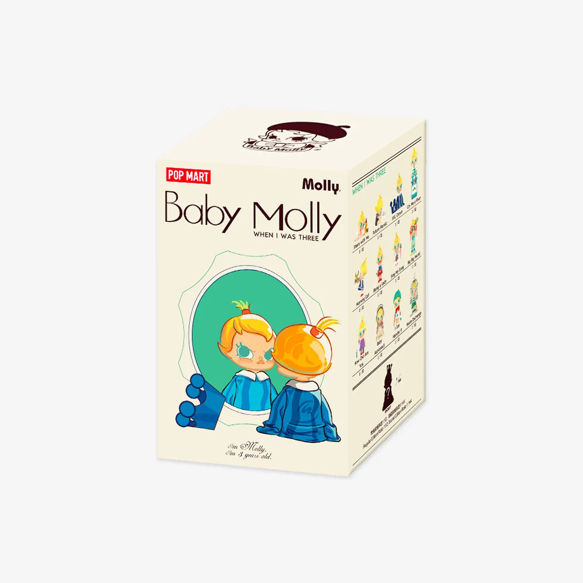 POP MART Baby Molly When I Was Three Series Blind Box Figure Full Set