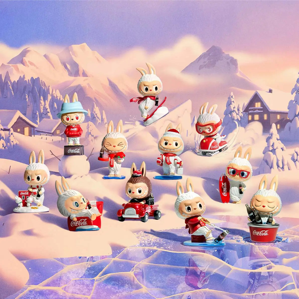 The Monsters labubu Coca-Cola Series Figure 可樂