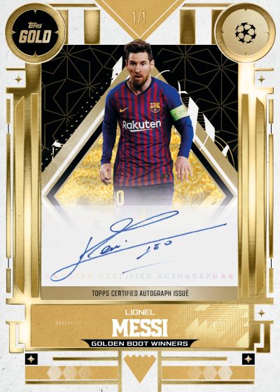 2025/26 Topps Gold UEFA Club Competitions UCC Hobby Box
