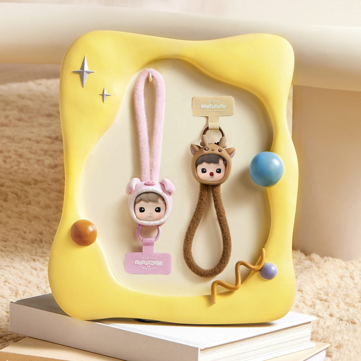 HACIPUPU動物貼貼系列-盲盒手機掛繩