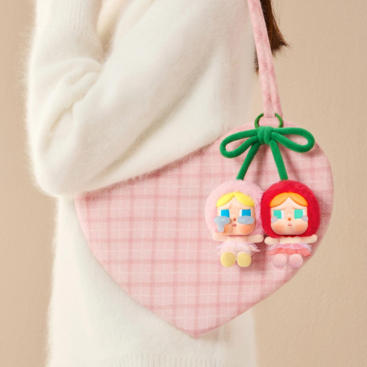 CRYBABY Crying For Love Series Hanging Card (Love You Cherry Much)愛神的眼淚系列-搪膠毛絨吊卡(甜在一起)