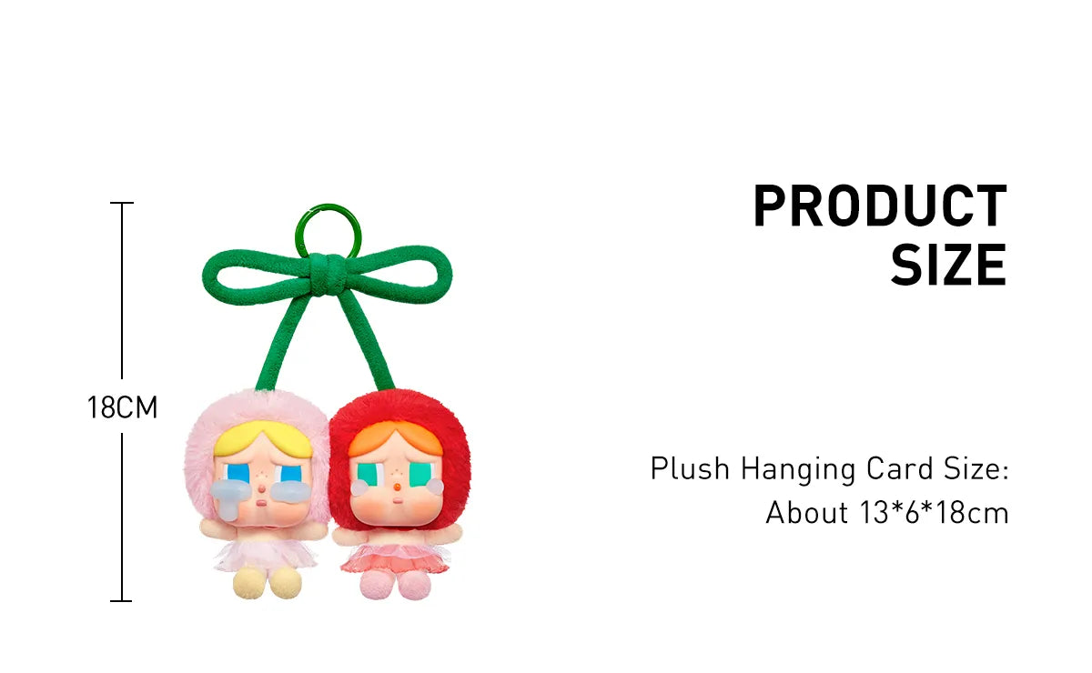 CRYBABY Crying For Love Series Hanging Card (Love You Cherry Much)愛神的眼淚系列-搪膠毛絨吊卡(甜在一起)