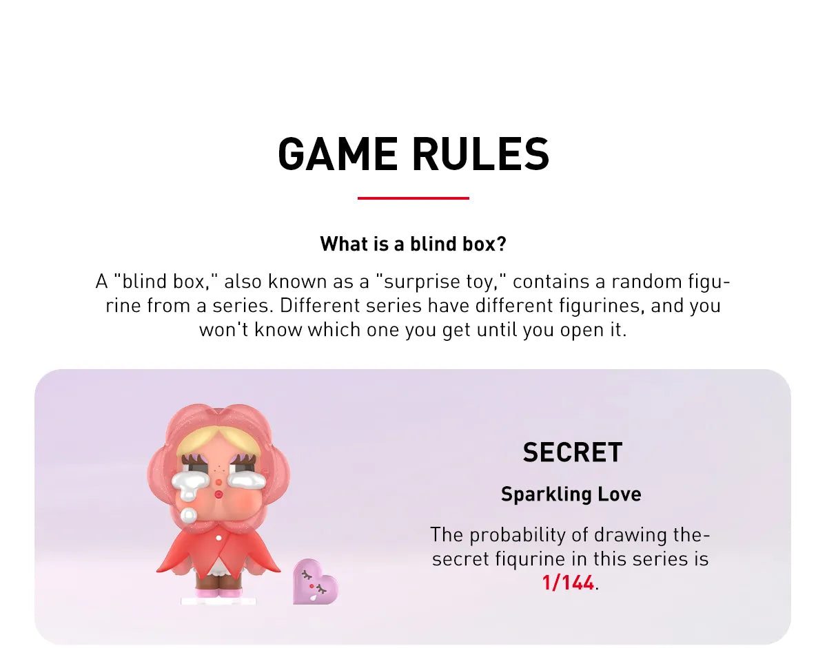 CRYBABY Crying For Love Series Figures 愛神系列盲盒