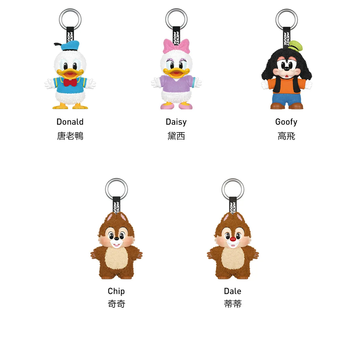 POPMART 米奇家族萌在一起掛件系列 盲盒 Mickey Family Cute Together Keychain Series Figures