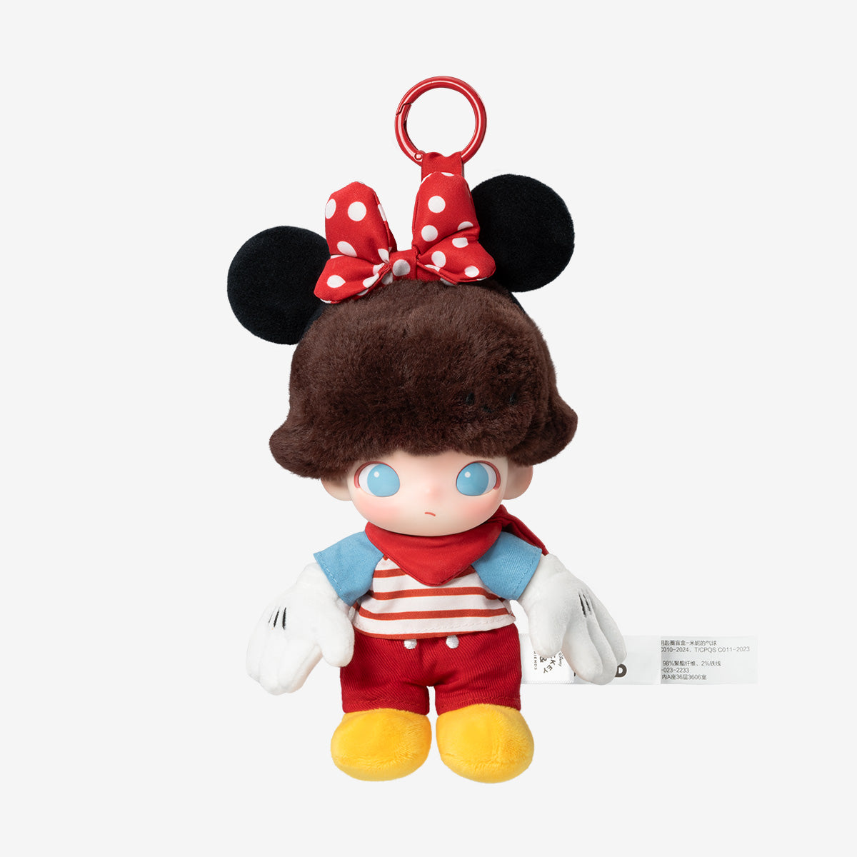 POP MART DIMOO WORLD × 迪士尼系列-搪膠毛絨鑰匙圈盲盒 DISNEY Series-Vinyl Plush Keychain Blind Box