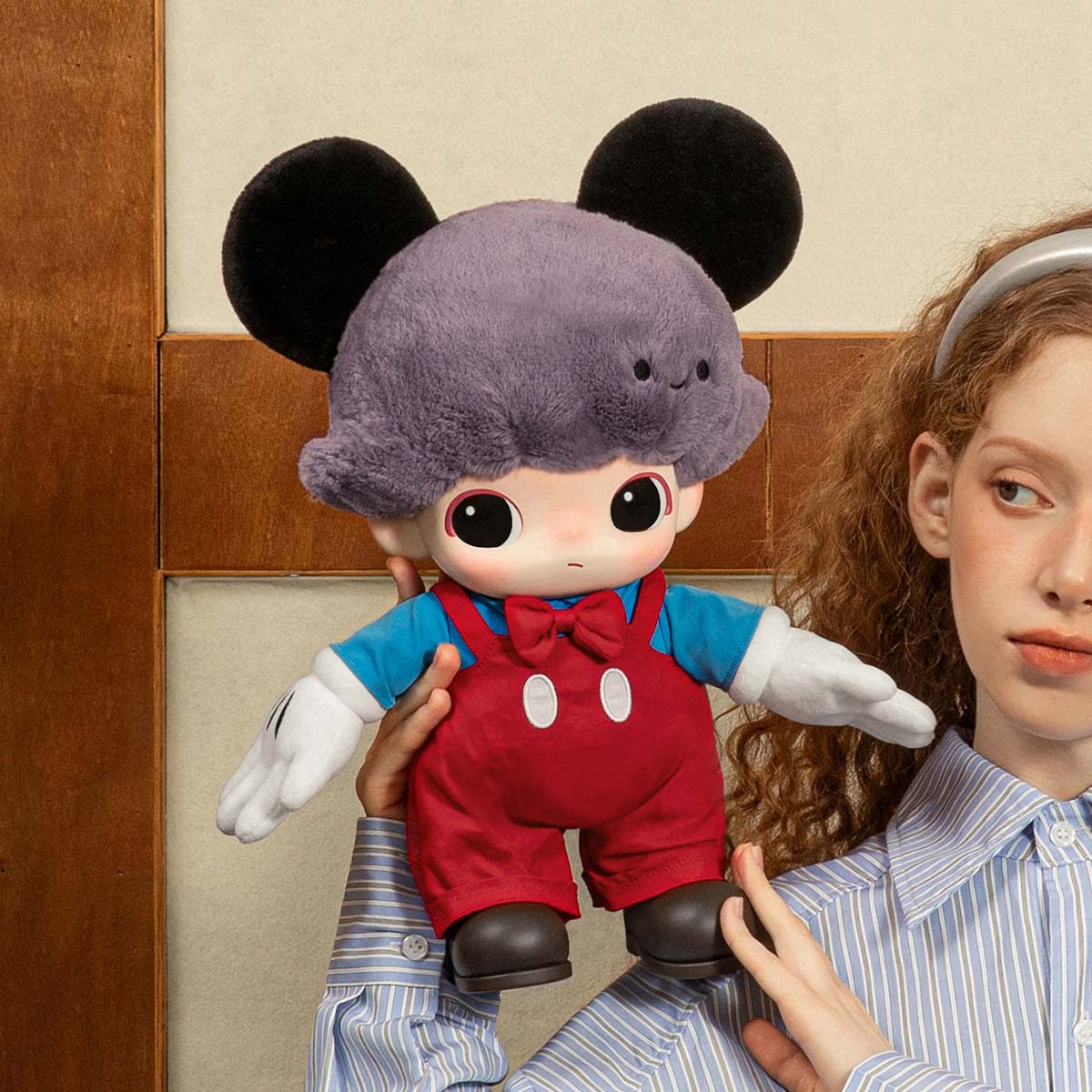 POP MART DIMOO WORLD × 迪士尼系列-米奇搪膠毛絨包 DISNEY Series-Mickey Vinyl Plush Bag