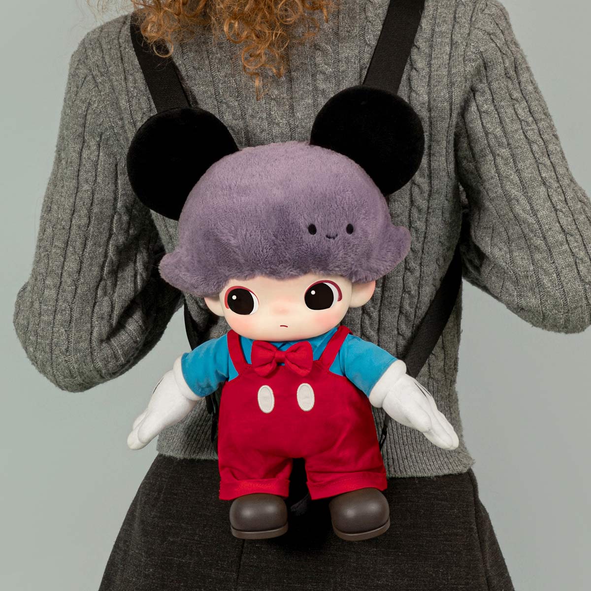 POP MART DIMOO WORLD × 迪士尼系列-米奇搪膠毛絨包 DISNEY Series-Mickey Vinyl Plush Bag