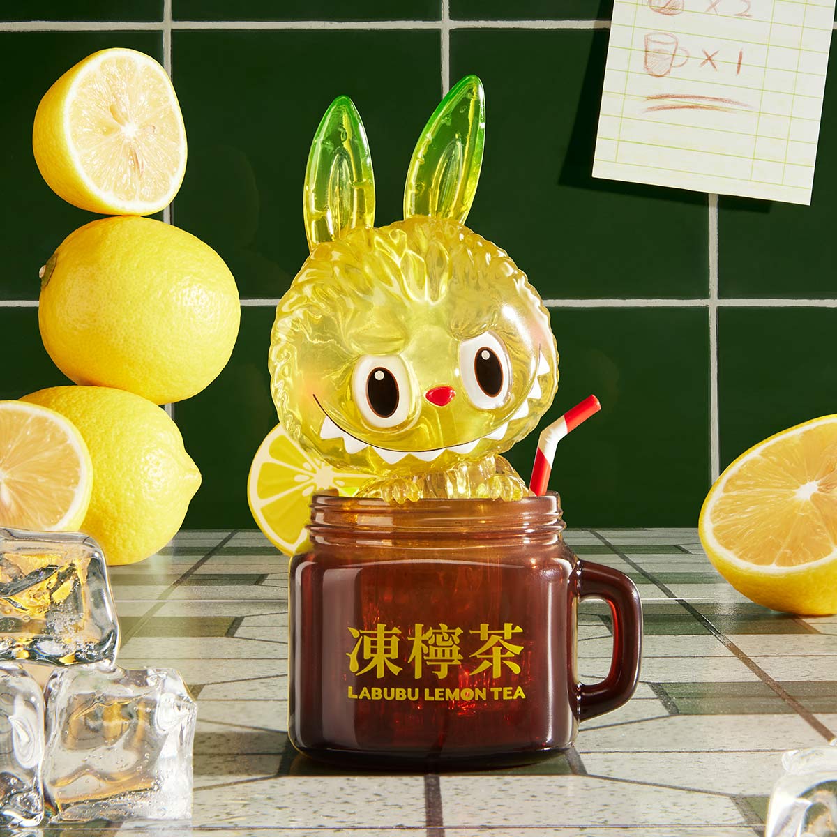 POP MART Labubu 凍檸茶手辦 Lemon Tea Figure