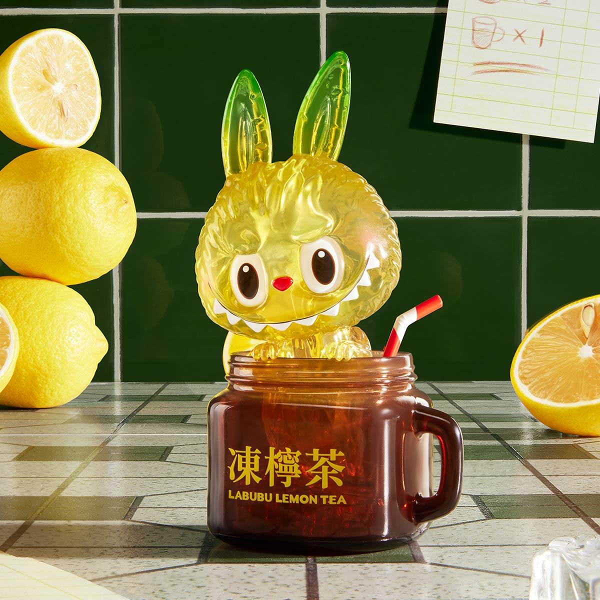 POP MART Labubu 凍檸茶手辦 Lemon Tea Figure
