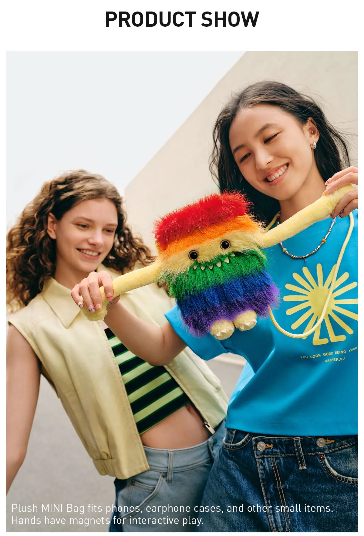 POP MART INSTINCTOY HUG YOU系列-MINI毛絨包 Mini Plush Bag