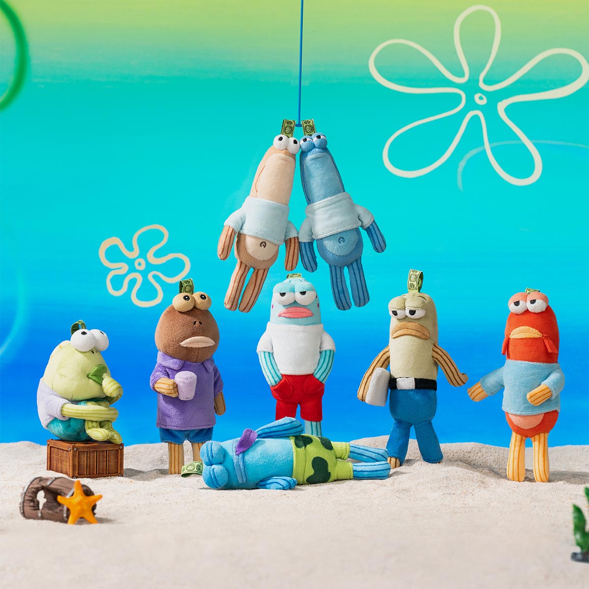POP MART 比奇堡的居民們-搞怪毛絨 Bikini Bottom Buddies-Whimsical Plush