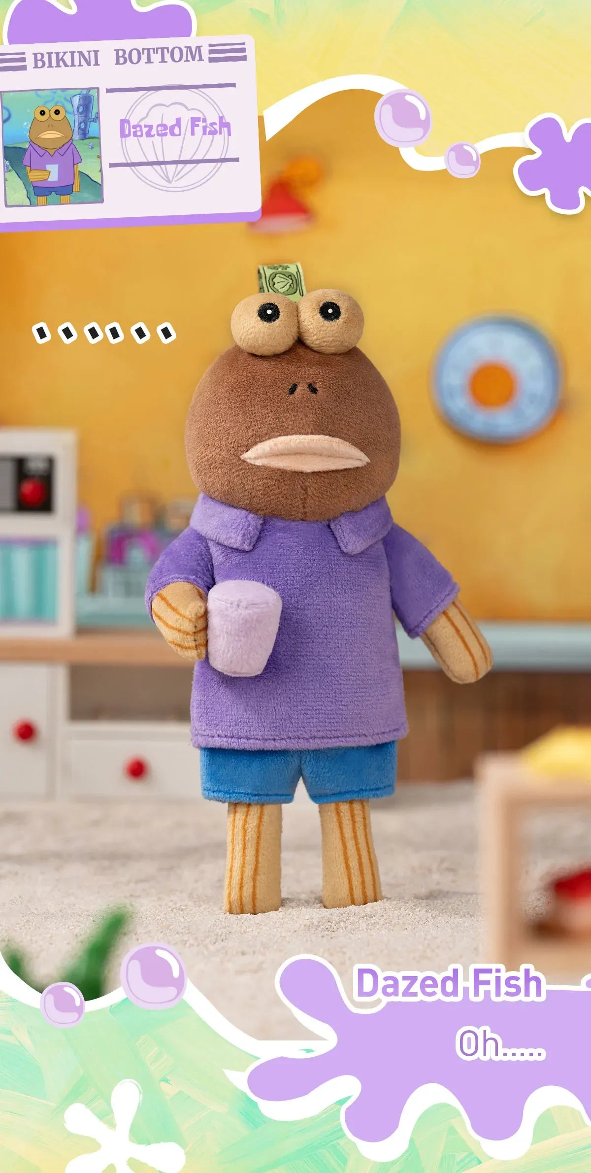 POP MART 比奇堡的居民們-搞怪毛絨 Bikini Bottom Buddies-Whimsical Plush