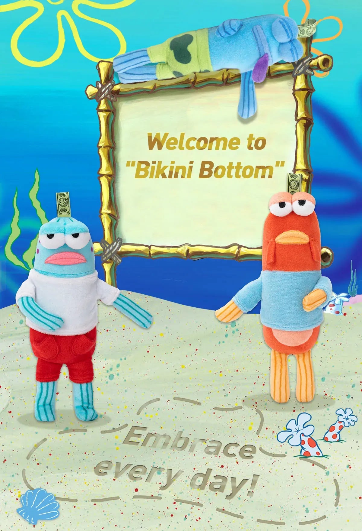 POP MART 比奇堡的居民們-搞怪毛絨 Bikini Bottom Buddies-Whimsical Plush