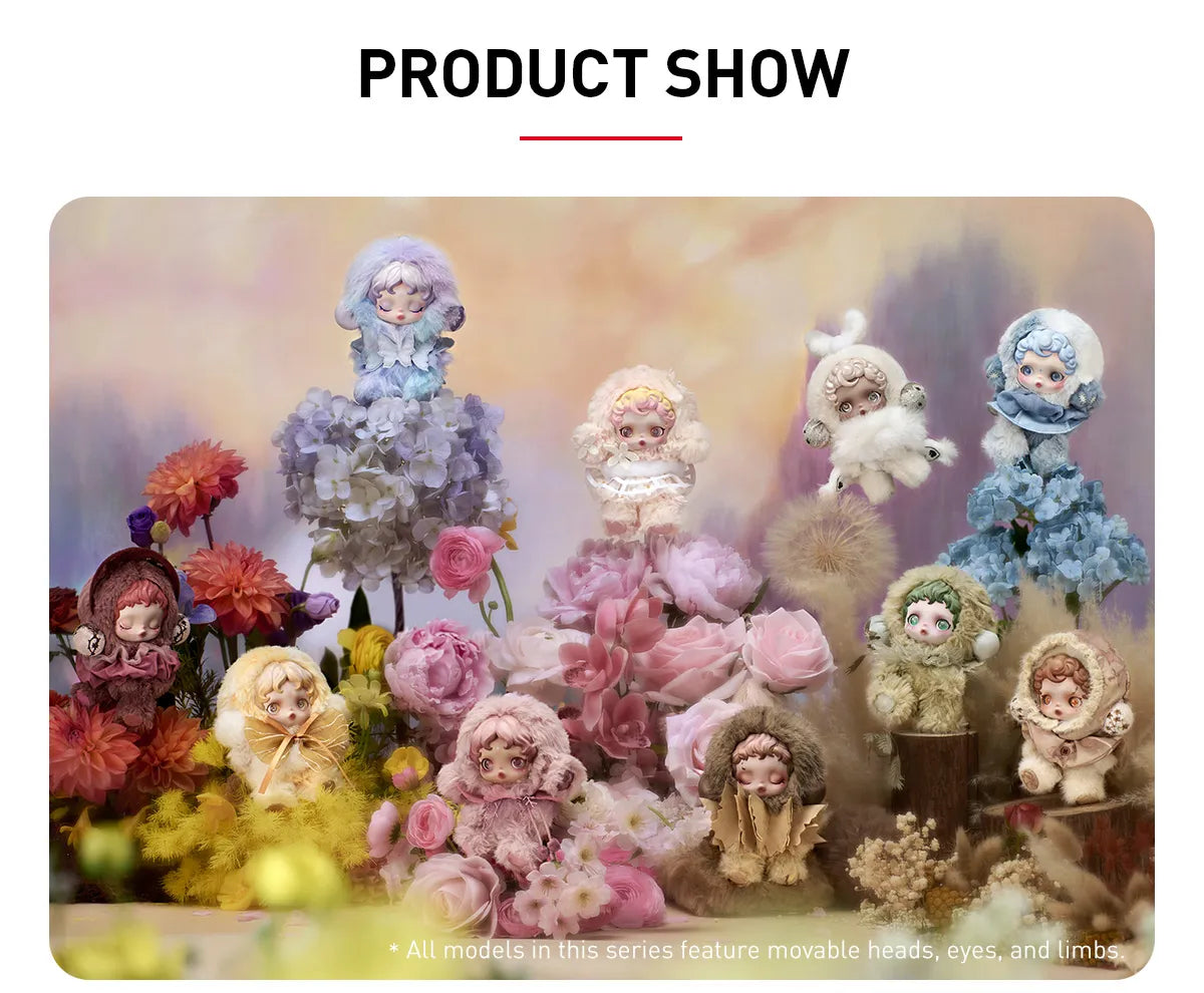 SKULLPANDA L’impressionnisme Series Plush Doll 光織園系列毛絨公仔掛件