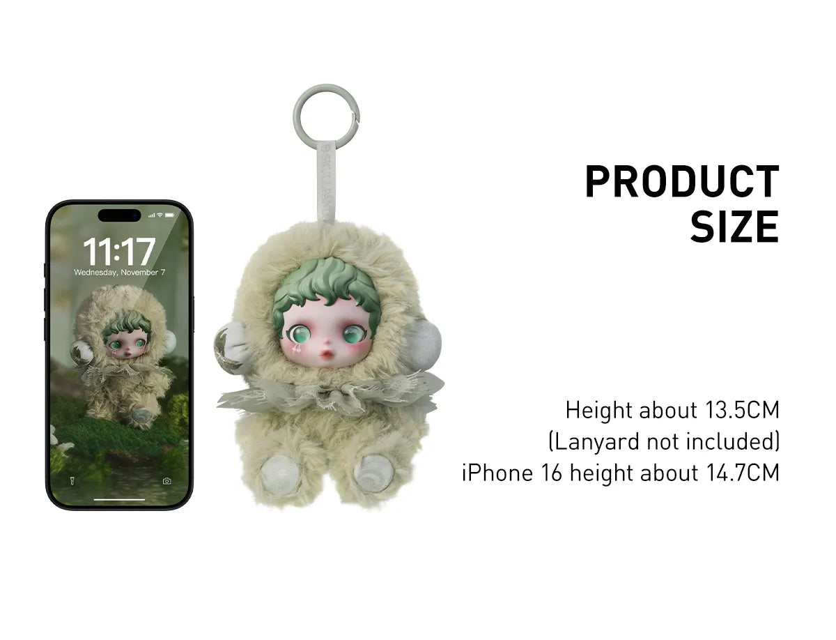 SKULLPANDA L’impressionnisme Series Plush Doll 光織園系列毛絨公仔掛件