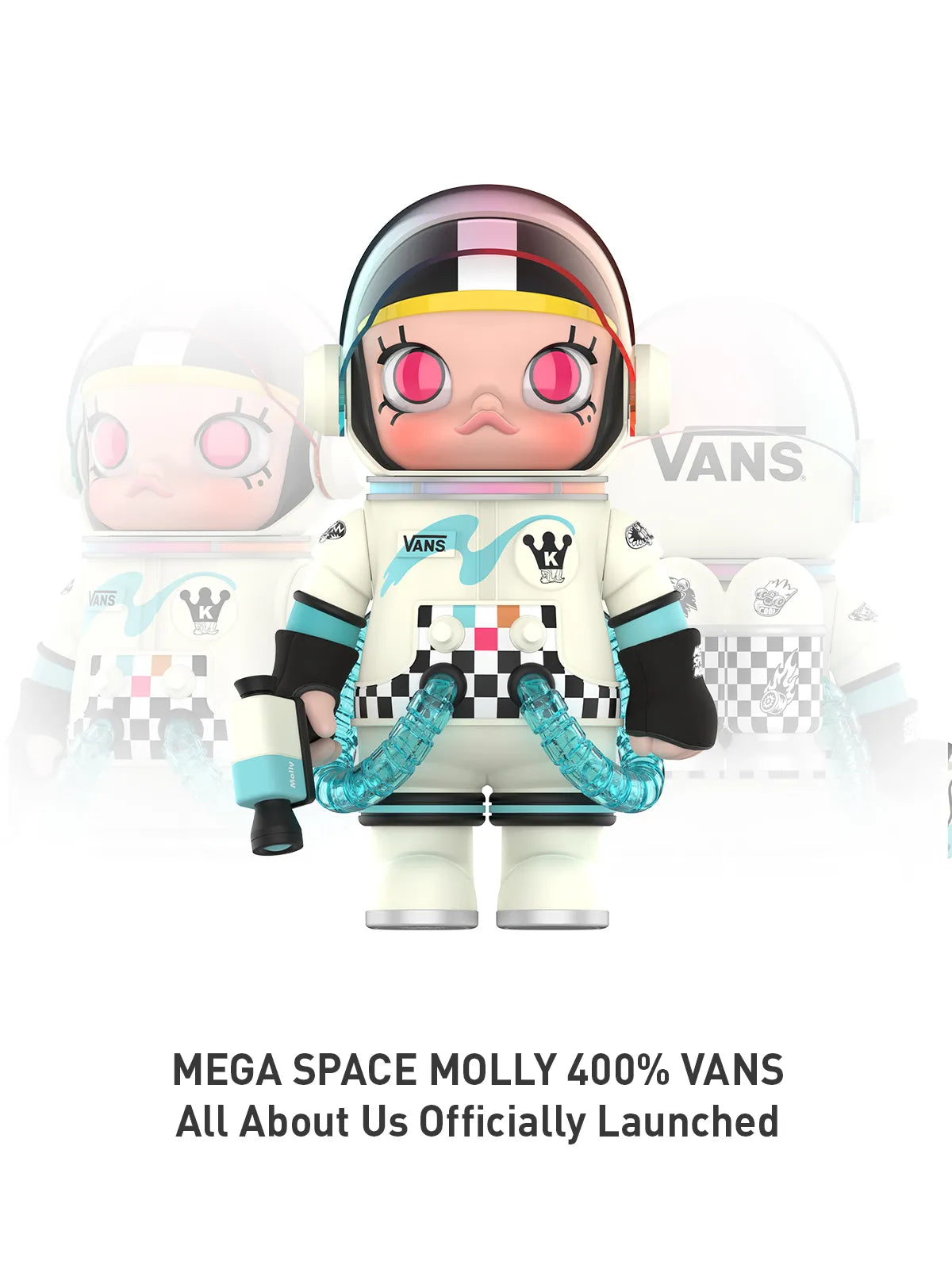 POP MART MEGA SPACE MOLLY 400% 范斯 VANS