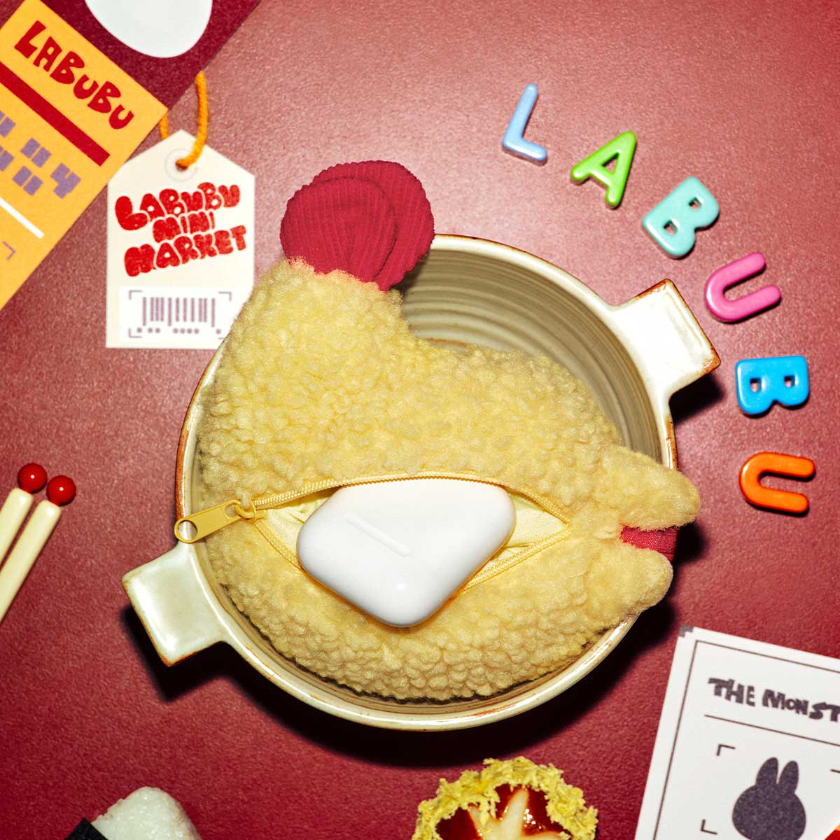 POP MART THE MONSTERS 怪味便利店系列-耳機包 Wacky Mart Series-Earphone Case