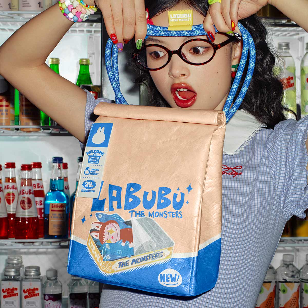 POP MART THE MONSTERS怪味便利店系列-斜挎包 Wacky Mart Series-Messenger Bag