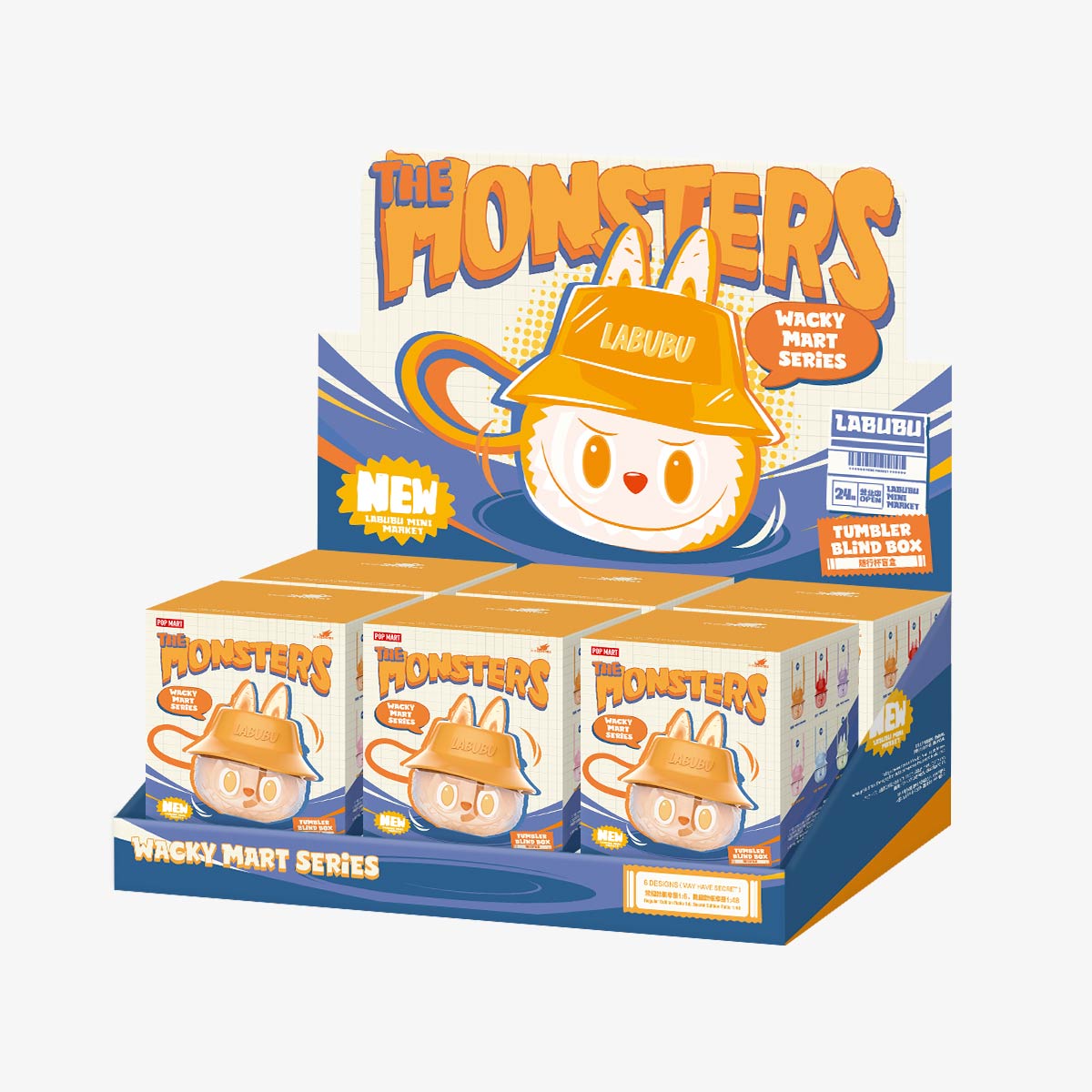 POP MART THE MONSTERS 怪味便利店系列-隨行杯盲盒 Wacky Mart Series-Tumbler Blind Box