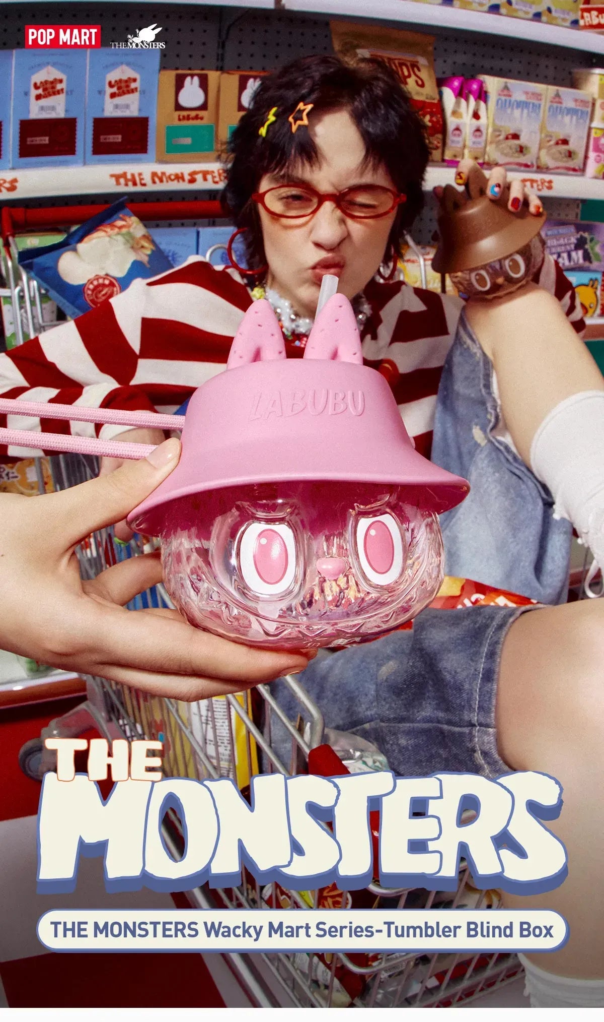 POP MART THE MONSTERS 怪味便利店系列-隨行杯盲盒 Wacky Mart Series-Tumbler Blind Box