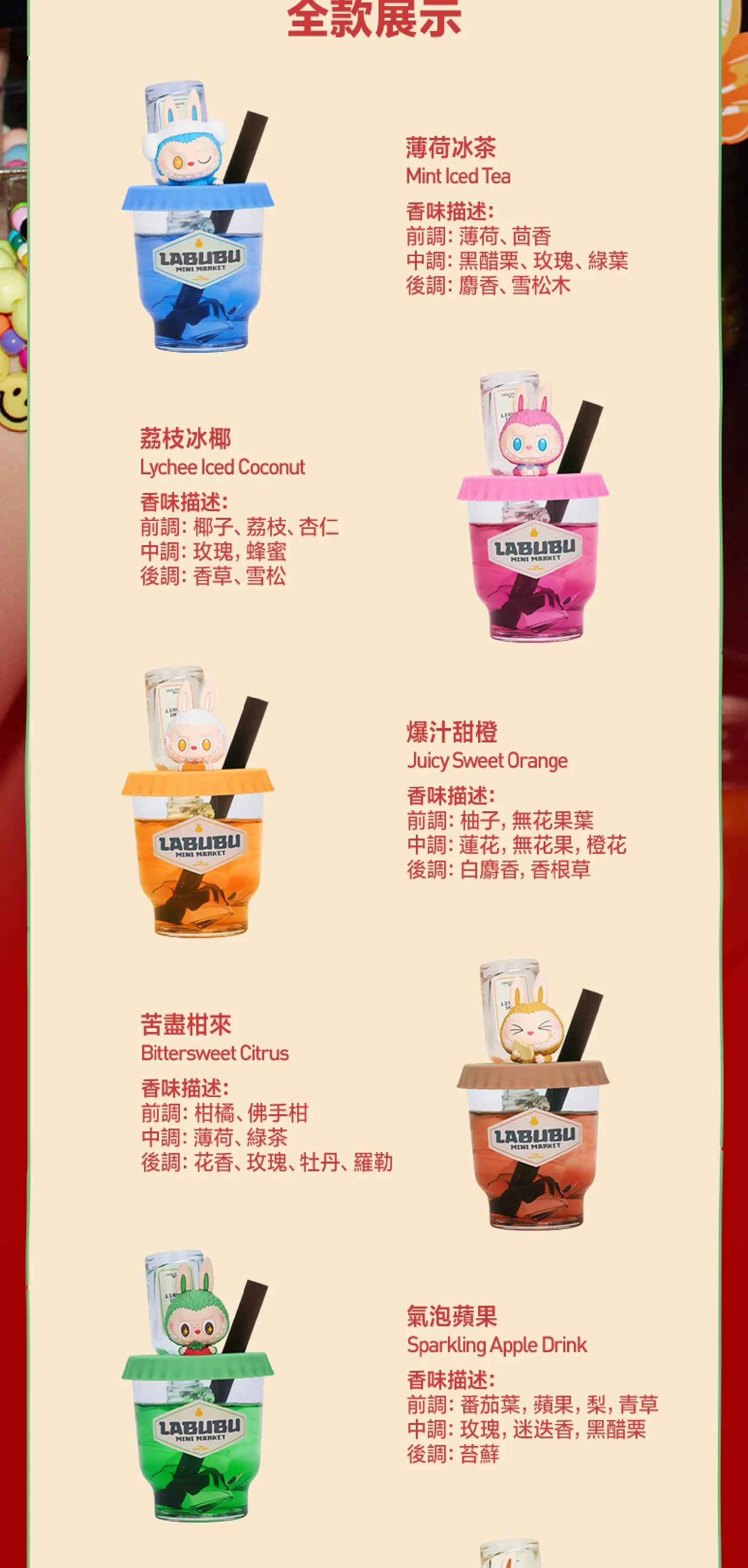 POP MART THE MONSTERS怪味便利店系列-香氛盲盒 Wacky Mart Series-Fragrance Blind Box