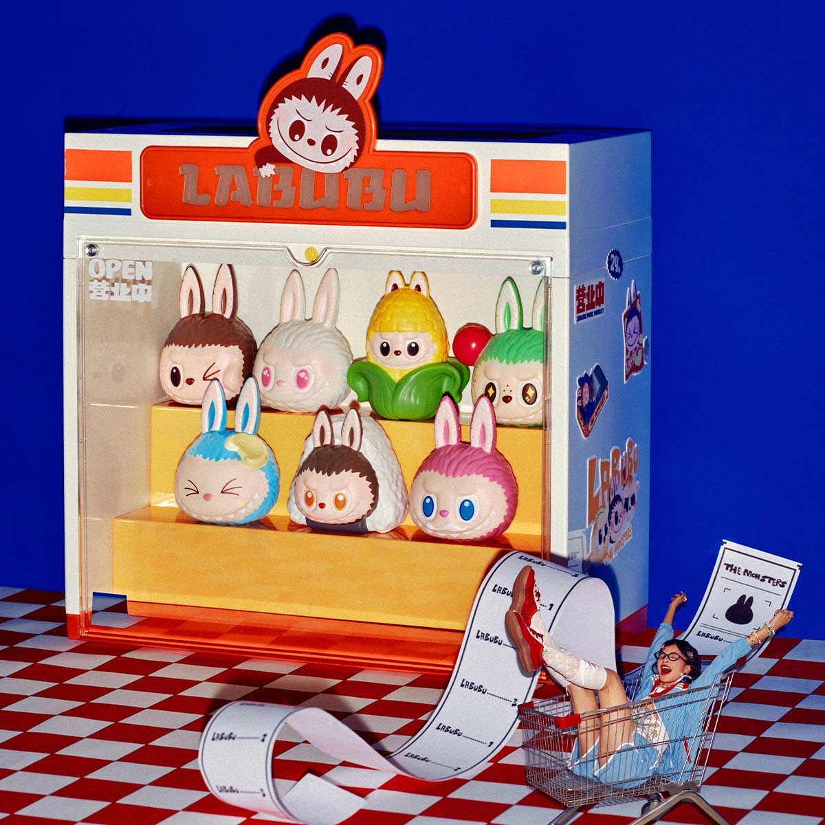 POP MART THE MONSTERS怪味便利店系列-展示盒 Wacky Mart Series-Display Container