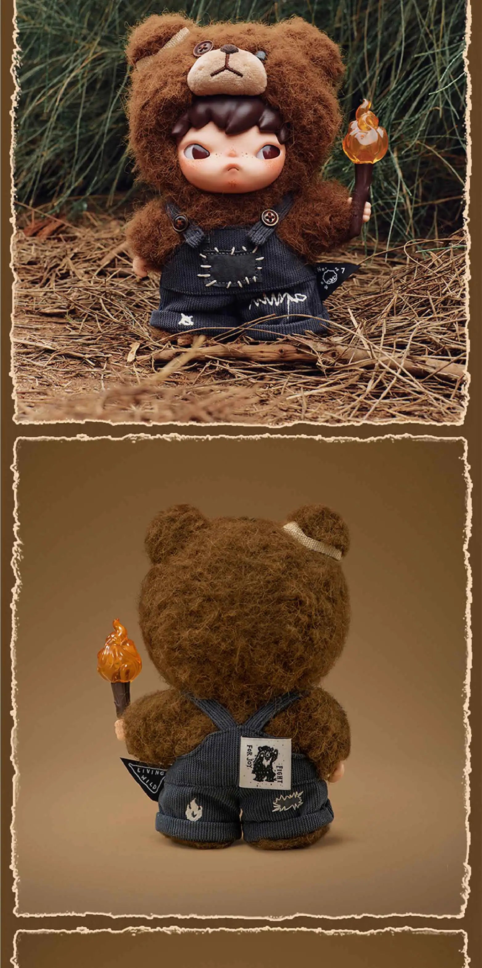 Hirono Living Wild – Fight For Joy Plush Doll 為喜樂而戰毛絨公仔