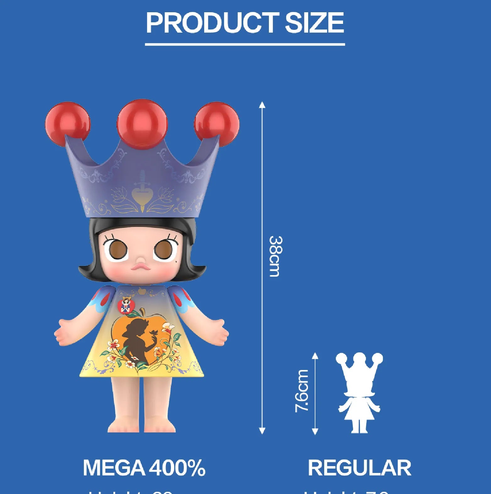 MEGA ROYAL MOLLY 400% Snow White 白雪公主
