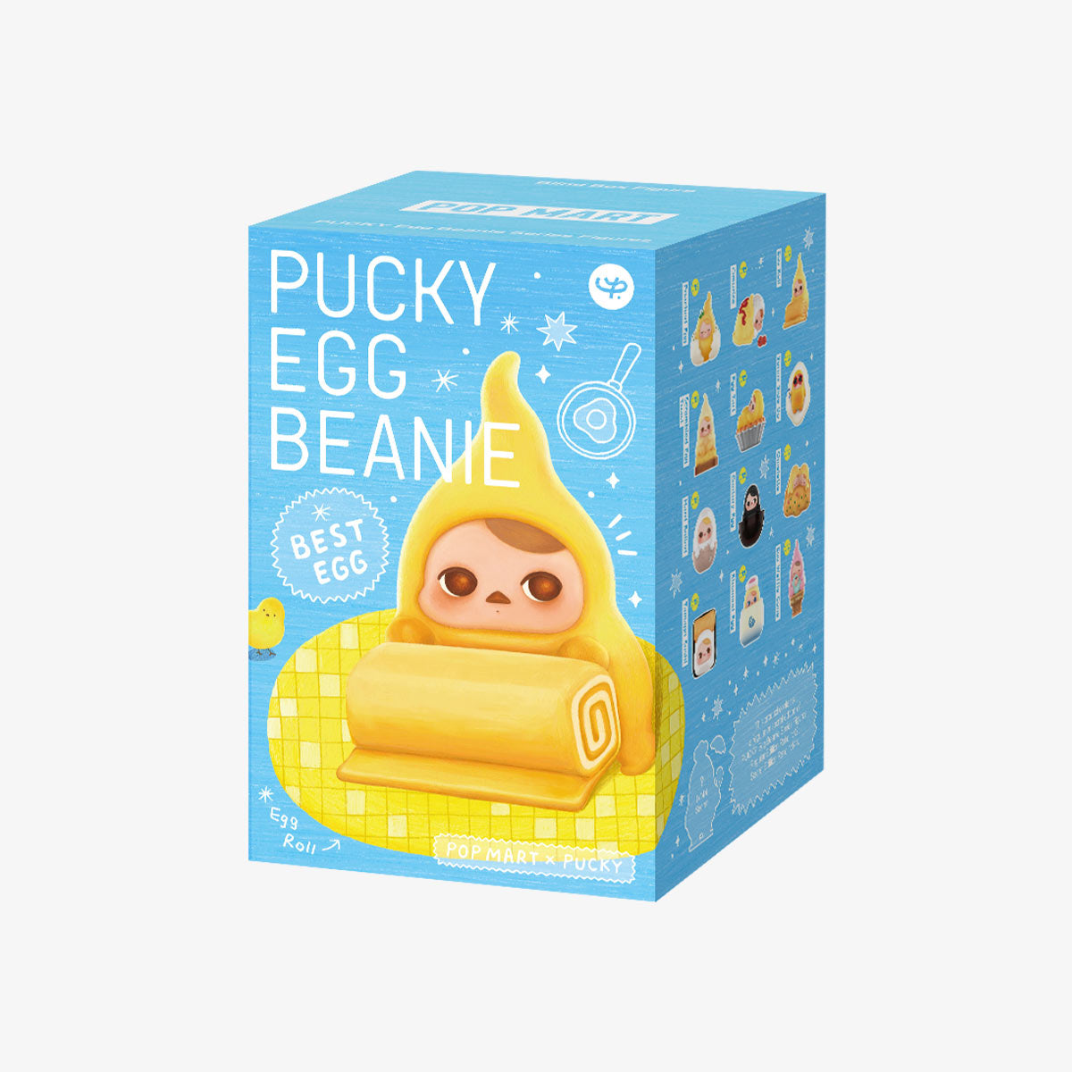 POP MART PUCKY蛋蛋豆子系列手辦 Egg Beanie Series Figures