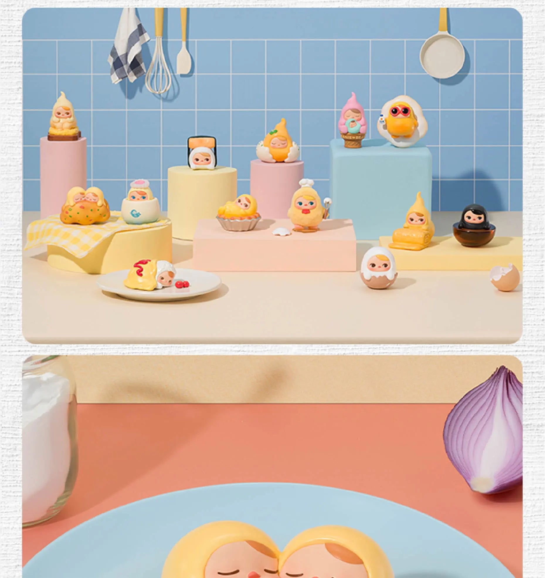 POP MART PUCKY蛋蛋豆子系列手辦 Egg Beanie Series Figures