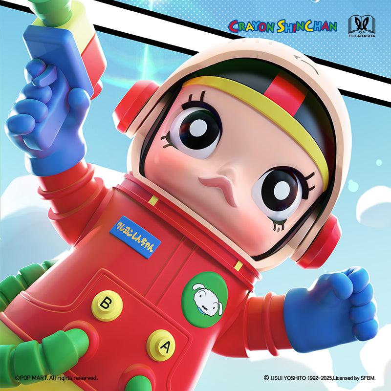 POP MART MEGA SPACE MOLLY 400%+100% 蠟筆小新