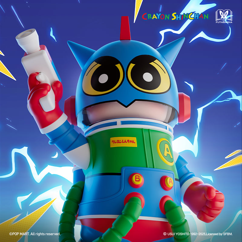 POP MART MEGA SPACE MOLLY 400%+100% 蠟筆小新